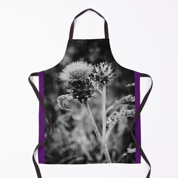 Item preview, Cardoon Flower bw Vertical Nature Beauty designed and sold by eddiebarronshop.