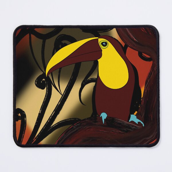Item preview, bird, toucan, animal, totem animal, zen, africa, tree, nature, designed and sold by Herami.