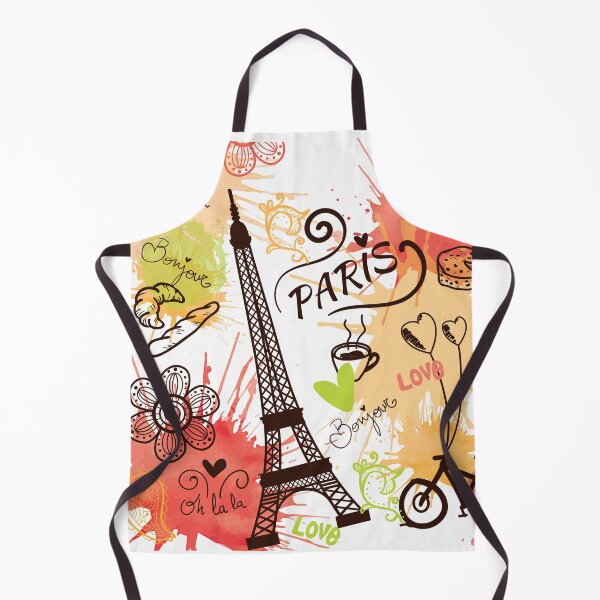 Item preview, Paris Oh la la Croissant Eiffel Tower Vintage designed and sold by FineArc.