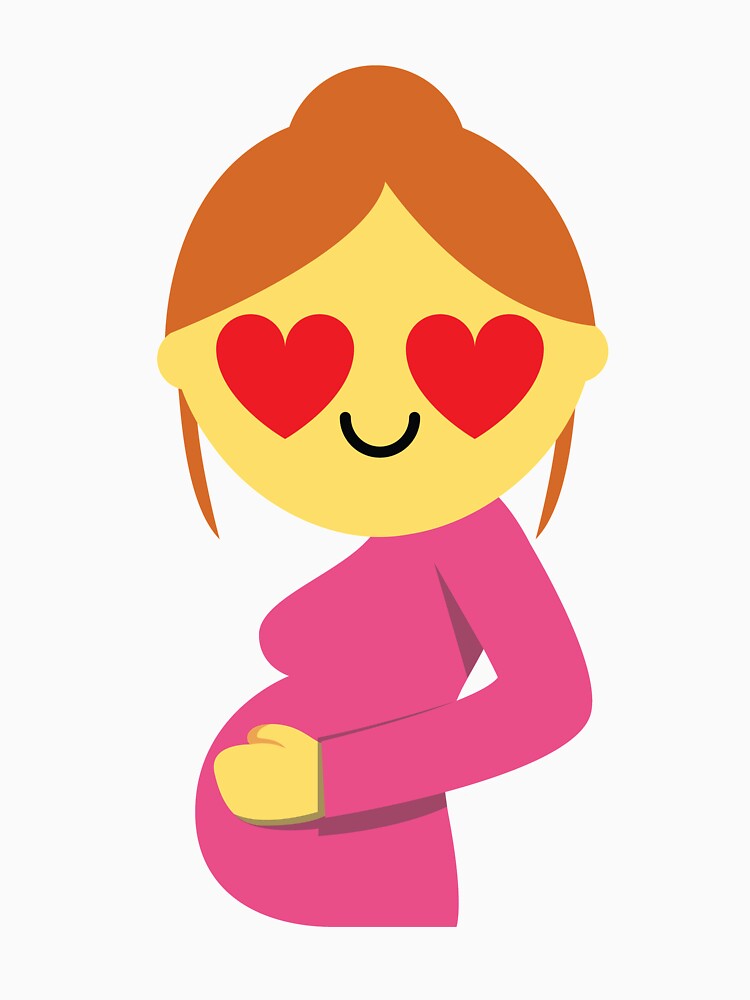 pregnant emoji shirt