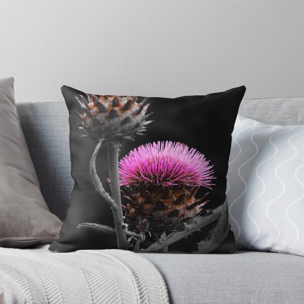 Item preview, Cardoon Flower Carmine Effects Vert Nature Beauty designed and sold by eddiebarronshop.