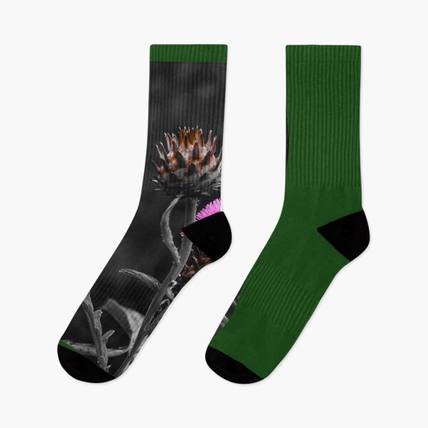 Item preview, Cardoon Flower Carmine Effects Vert Nature Beauty designed and sold by eddiebarronshop.