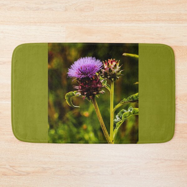 Item preview, Cardoon Flower Vert Nature Beauty designed and sold by eddiebarronshop.