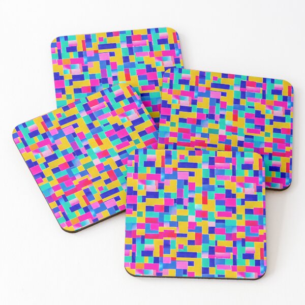 Item preview, Multicolor square pattern 3 designed and sold by shrolts.
