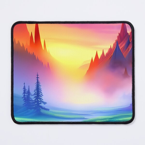 Item preview, Misty Mountains and Trees, Ai Generated Art  designed and sold by ACC .