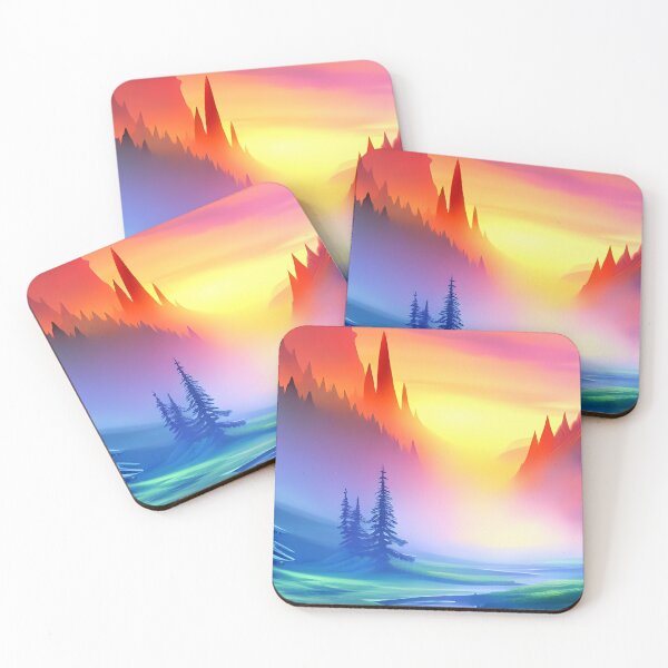 Item preview, Misty Mountains and Trees, Ai Generated Art  designed and sold by ACC .