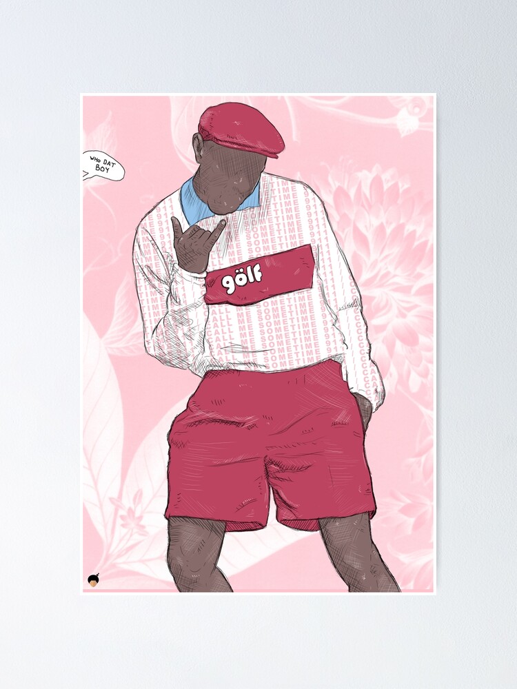 Tyler The Creator Pink Poster for Sale by Winnabby