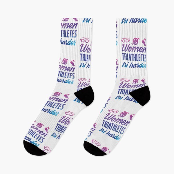 Item preview, Women Triathletes Tri Harder Cute Triathlon designed and sold by jaygo.