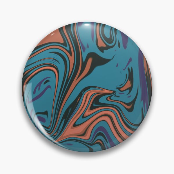 Item preview, Abstract Liquid psychedelic Metallic Marble Art Paint- Elegant retrp psychedelic Marble art designed and sold by MAEffects.