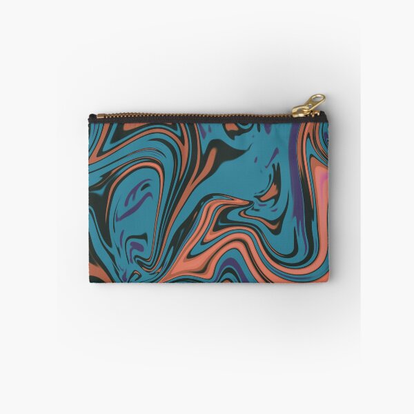 Item preview, Abstract Liquid psychedelic Metallic Marble Art Paint- Elegant retrp psychedelic Marble art designed and sold by MAEffects.