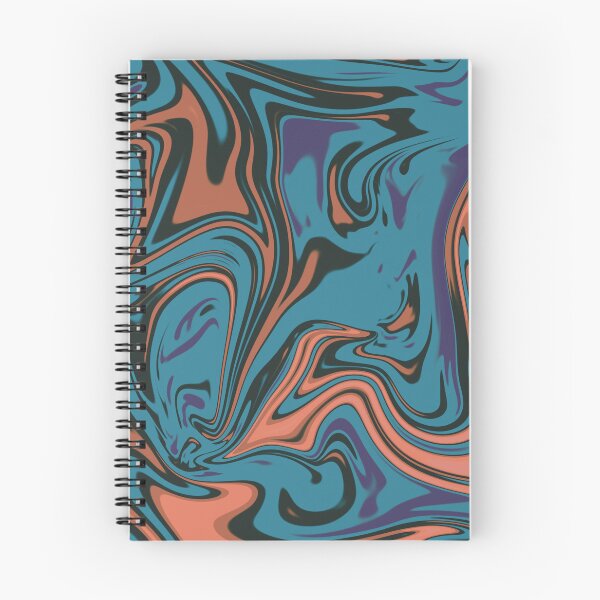 Item preview, Abstract Liquid psychedelic Metallic Marble Art Paint- Elegant retrp psychedelic Marble art designed and sold by MAEffects.