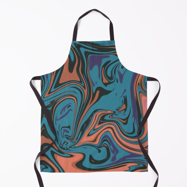 Item preview, Abstract Liquid psychedelic Metallic Marble Art Paint- Elegant retrp psychedelic Marble art designed and sold by MAEffects.