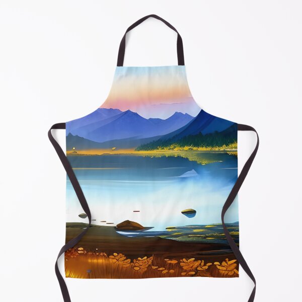 Item preview, Mountain Lake, watercolor 2, Ai Generated Art  designed and sold by ACC .