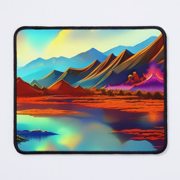 Item preview, Red lake, watercolor, Ai Generated Art  designed and sold by ACC .