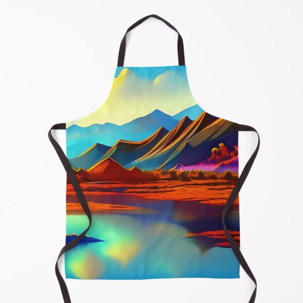 Item preview, Red lake, watercolor, Ai Generated Art  designed and sold by ACC .