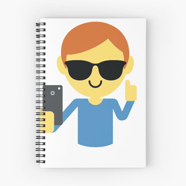 Item preview, Selfie Boy Emoji   designed and sold by HippoEmo.