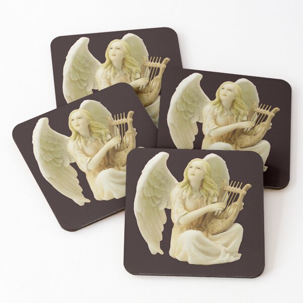 Item preview, Angel with harp - Cute designed and sold by abudesigner.