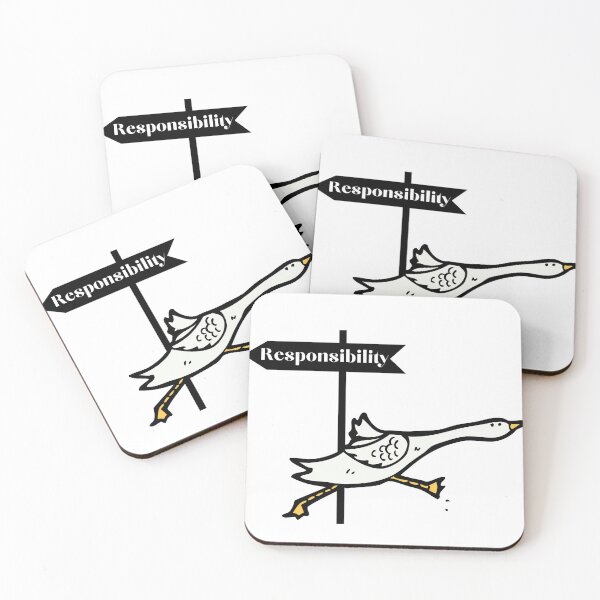 Item preview, Huyendo de responsabilidades ganso designed and sold by TheWaterBirds.