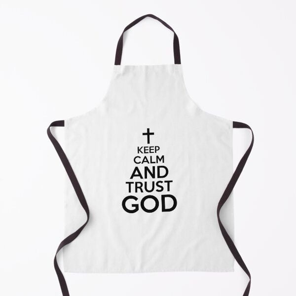 Item preview, Keep Calm And Trust God Simpel Minimalist Black Text Cchristmas Tree  designed and sold by bolkibox.