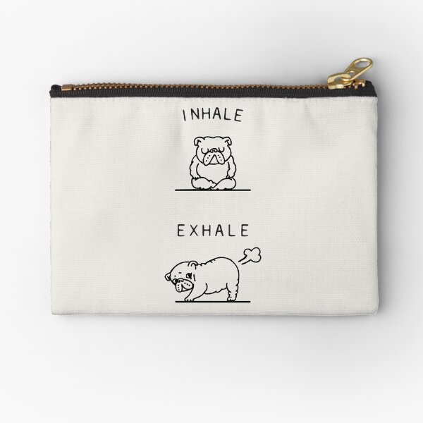 Item preview, Inhale Exhale English Bulldog designed and sold by Huebucket.