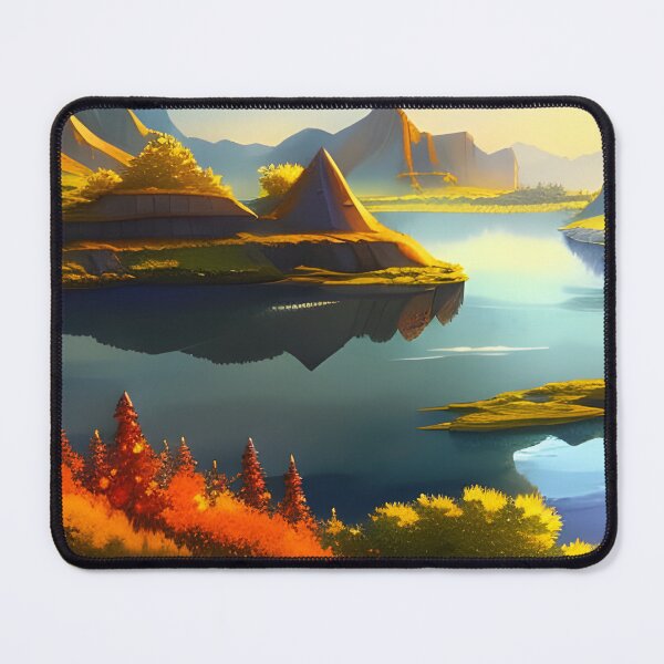Item preview, Lake, watercolor, Ai Generated Art  designed and sold by ACC .