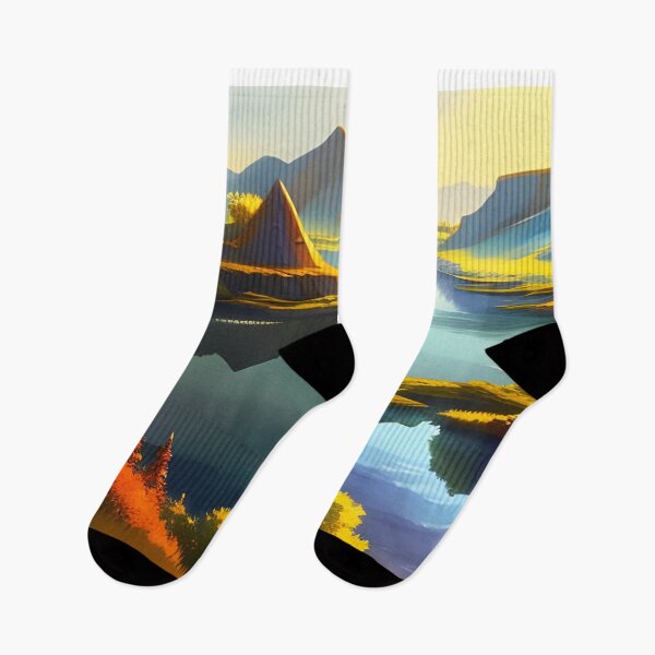 Item preview, Lake, watercolor, Ai Generated Art  designed and sold by ACC .