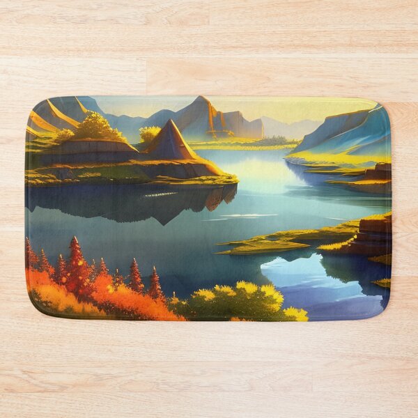 Item preview, Lake, watercolor, Ai Generated Art  designed and sold by ACC .