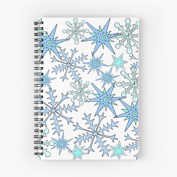 Item preview, Snowflakes - blue drawing composition designed and sold by WRECZ.