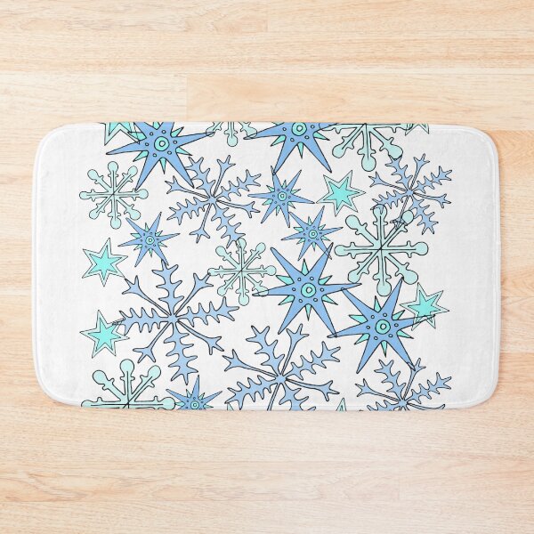 Item preview, Snowflakes - blue drawing composition designed and sold by WRECZ.