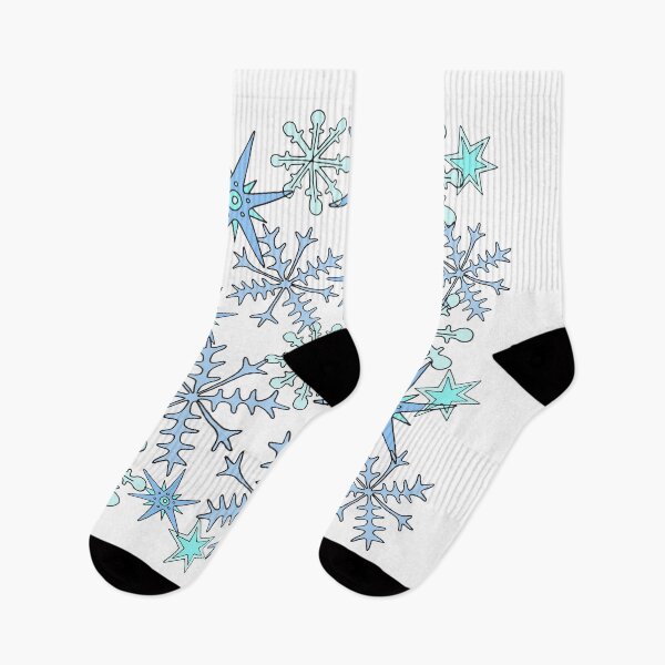 Item preview, Snowflakes - blue drawing composition designed and sold by WRECZ.