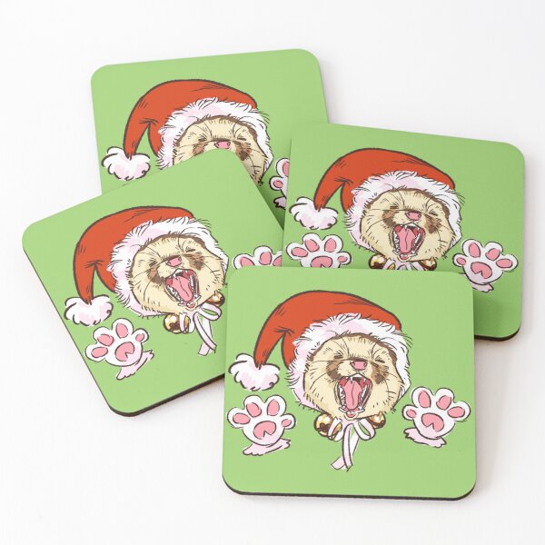 Item preview, christmas ferret designed and sold by harmonylover.