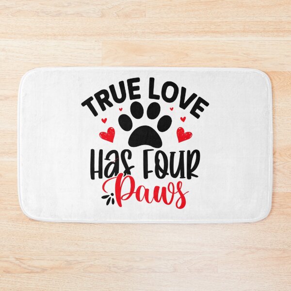 Item preview, True love has four paws  designed and sold by BlackCatArtBB.