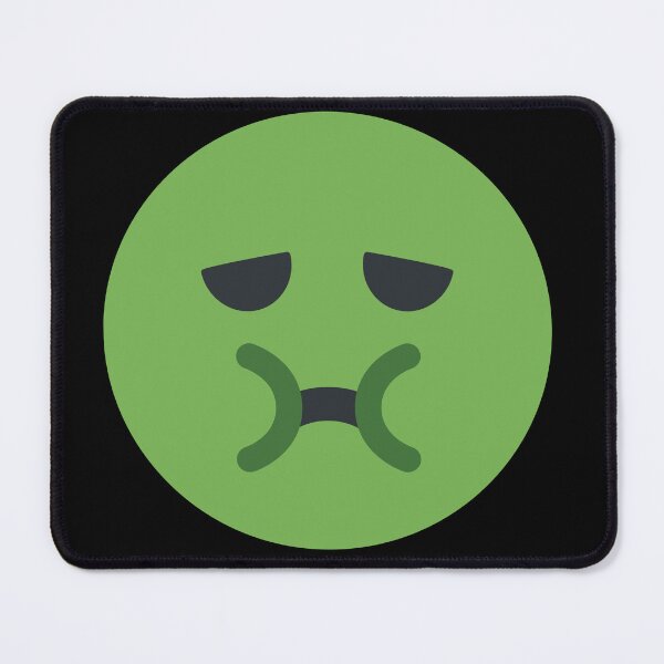 Item preview, Green Happy Smiley Face Emoji Ready to Puke designed and sold by PrintPortal.