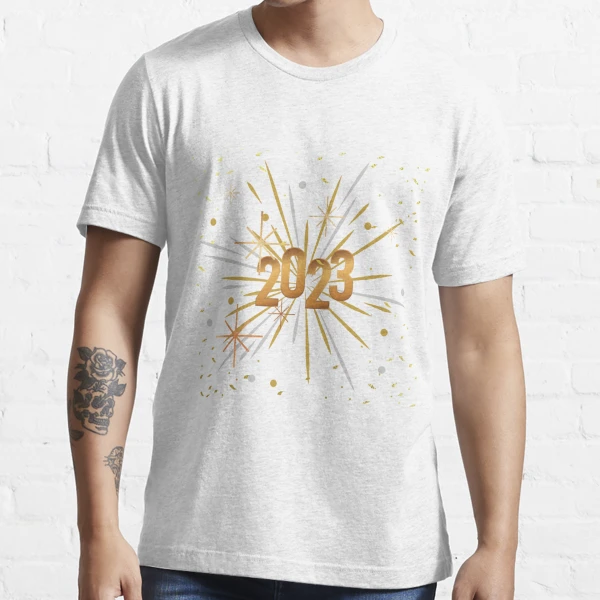 new years 2023 happy | Essential T-Shirt and celebration Redbubble by 2023\