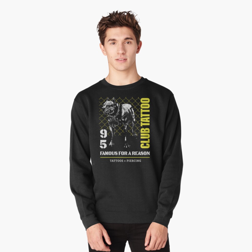 Club Tattoo Leading The Pack Crop Sweatshirt Black / M