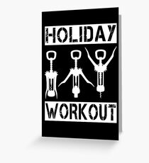 Holiday Workout Greeting Card