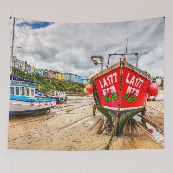 Item preview, Tenby, Wales, Boat designed and sold by Paul Thompson Photography.