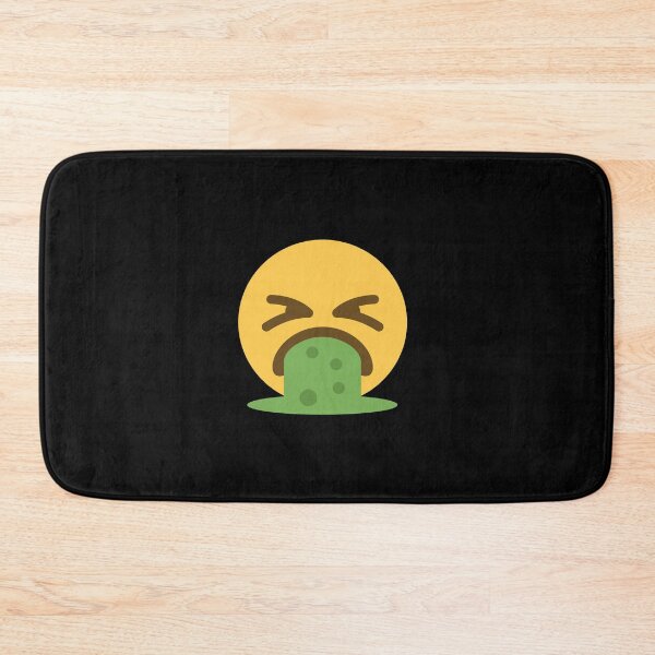 Item preview, Green Smiley Face Emoji Throwing Up designed and sold by PrintPortal.