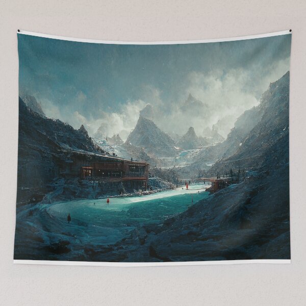 Item preview, Rocky Arctic Scenery 2 designed and sold by Styxiann.