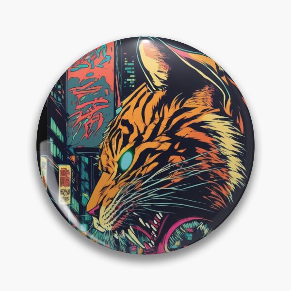 Artikelvorschau, Cyberpunk Neon Tiger #3 entworfen und verkauft von PhiloSophyEye.