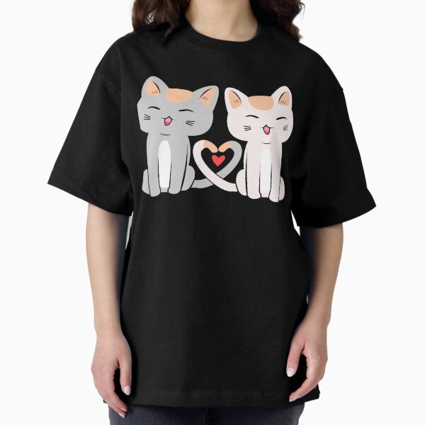 Vista previa del artículo con la obra «gato gemelo», diseñado y vendido por ayokestudio.