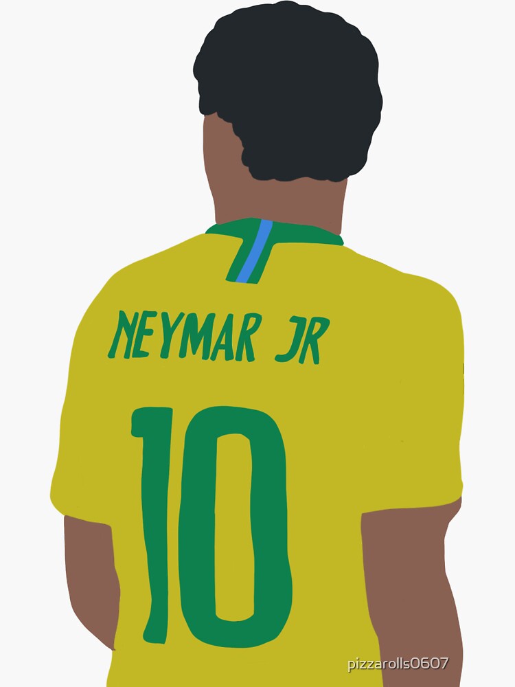 Brazil Soccer #10 Neymar Jr World Football Fans Adult and Youth T-Shirt