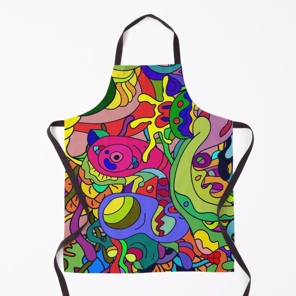 Item preview, Let's play color together guys doodle pattern designed and sold by DJava-ArtO.
