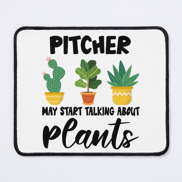 Item preview, pitcher May Start Talking About Plants, pitcher Gardening PLants Design Quote designed and sold by Dogs Geeky⭐⭐⭐⭐⭐.
