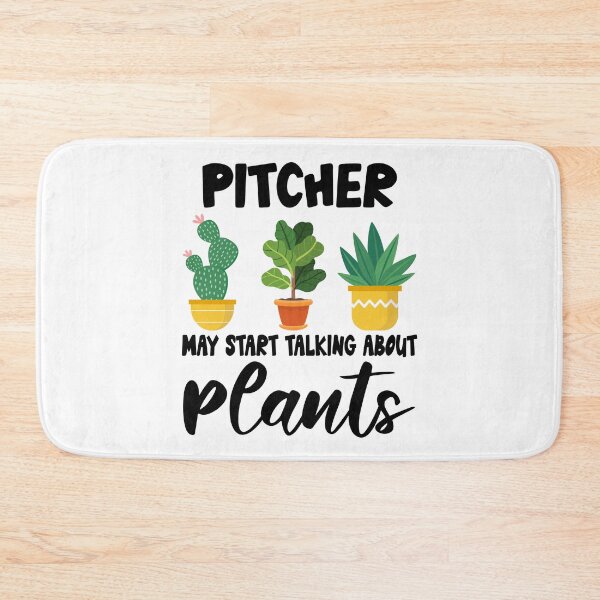 Item preview, pitcher May Start Talking About Plants, pitcher Gardening PLants Design Quote designed and sold by Dogs Geeky⭐⭐⭐⭐⭐.
