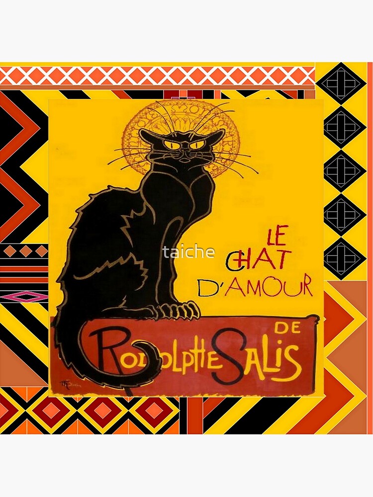 Le Chat Noir DAmour With Ethnic Border