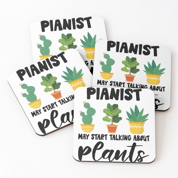 Item preview, pianist May Start Talking About Plants,pianist Dad Husband Gardener Gardening designed and sold by Dogs Geeky⭐⭐⭐⭐⭐.