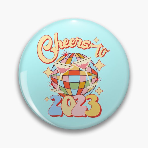 Item preview, Happy new year 2023 cheers to 2023 retro disco ball New Year’s Eve party  designed and sold by DesignsbyMona.