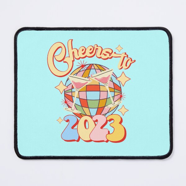 Item preview, Happy new year 2023 cheers to 2023 retro disco ball New Year’s Eve party designed and sold by DesignsbyMona.
