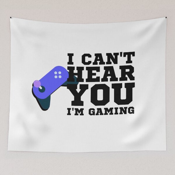 Item preview, I Can't Hear You I'm Gaming designed and sold by MrJArts.